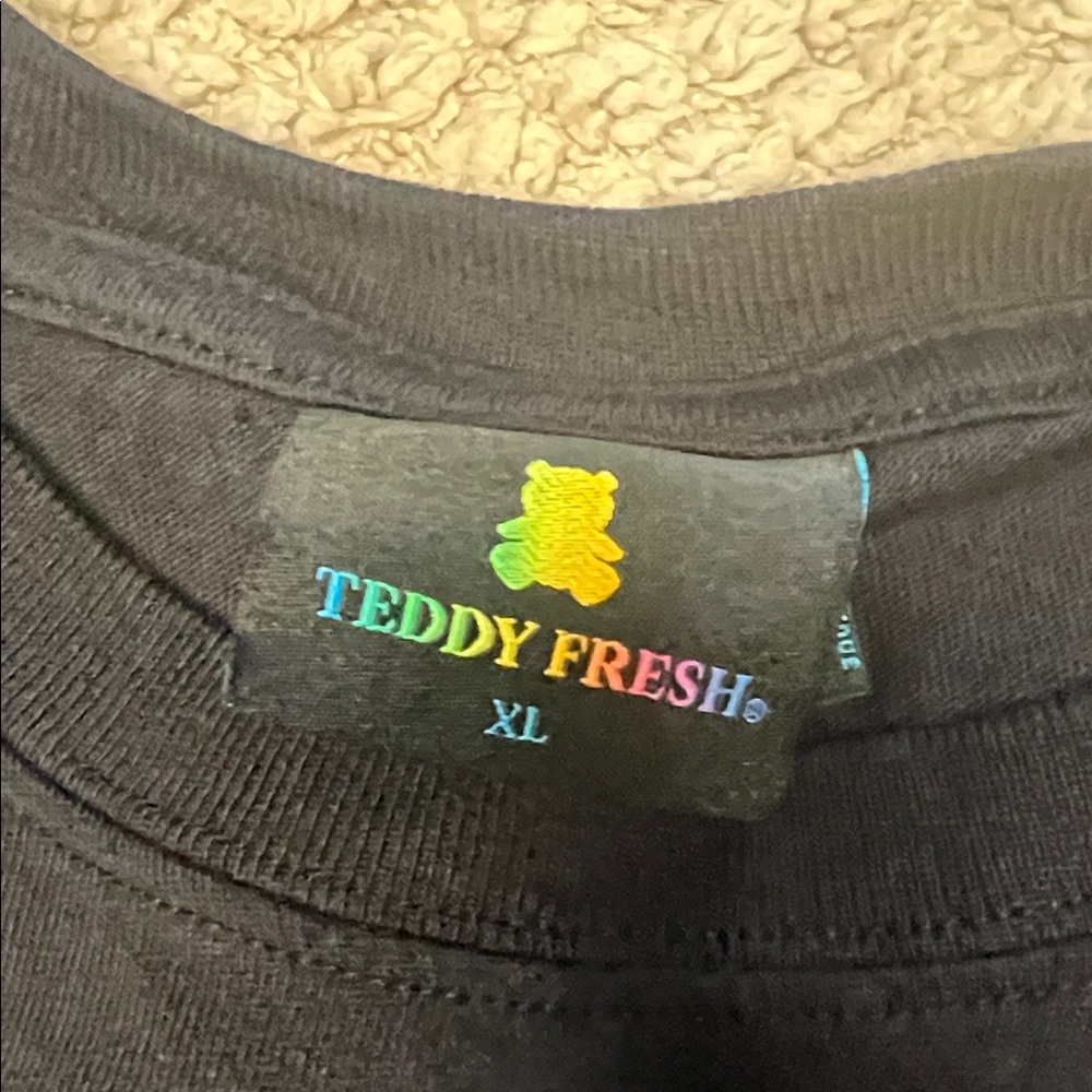 Teddy Fresh Logo Black Tee - Picture 6 of 6